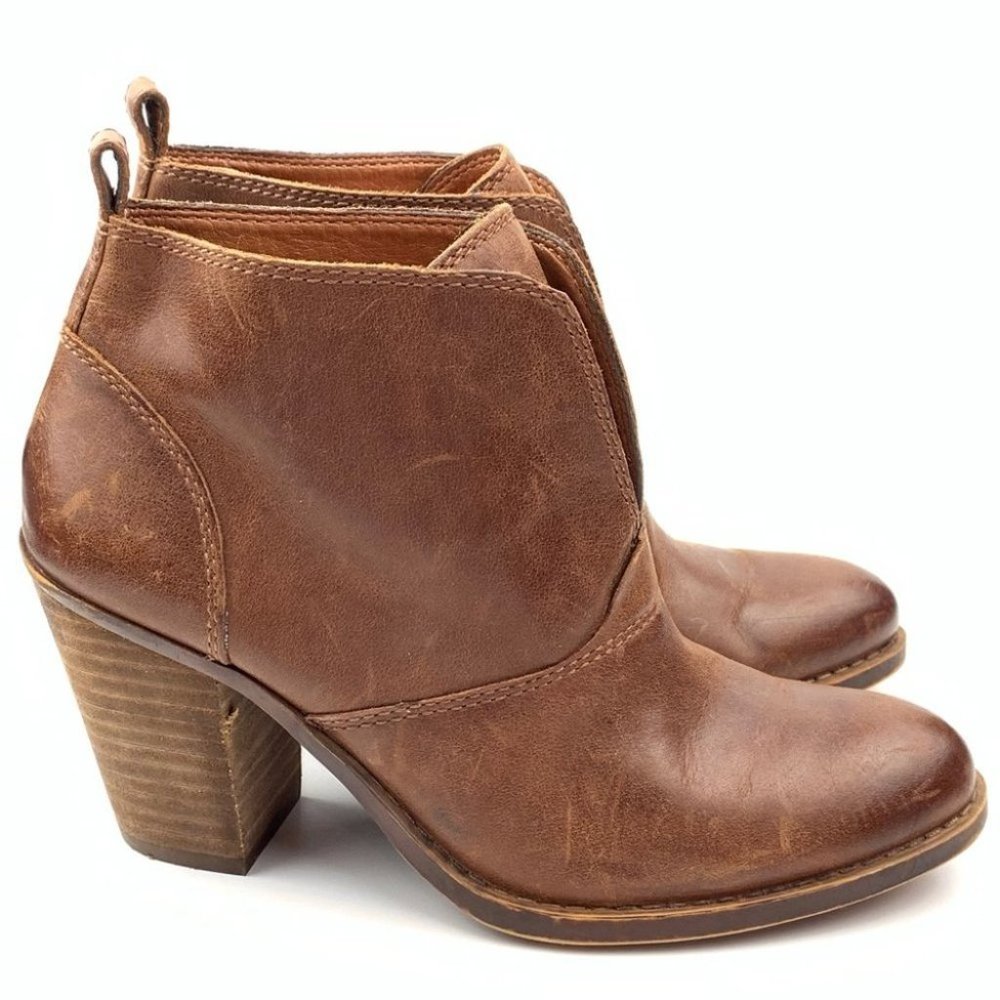 Lucky Brand Ehllen Ankle Boots Leather 6.5M 36.5